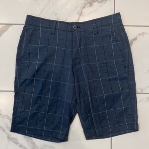 Under Armour Navy Plaid Men's Shorts